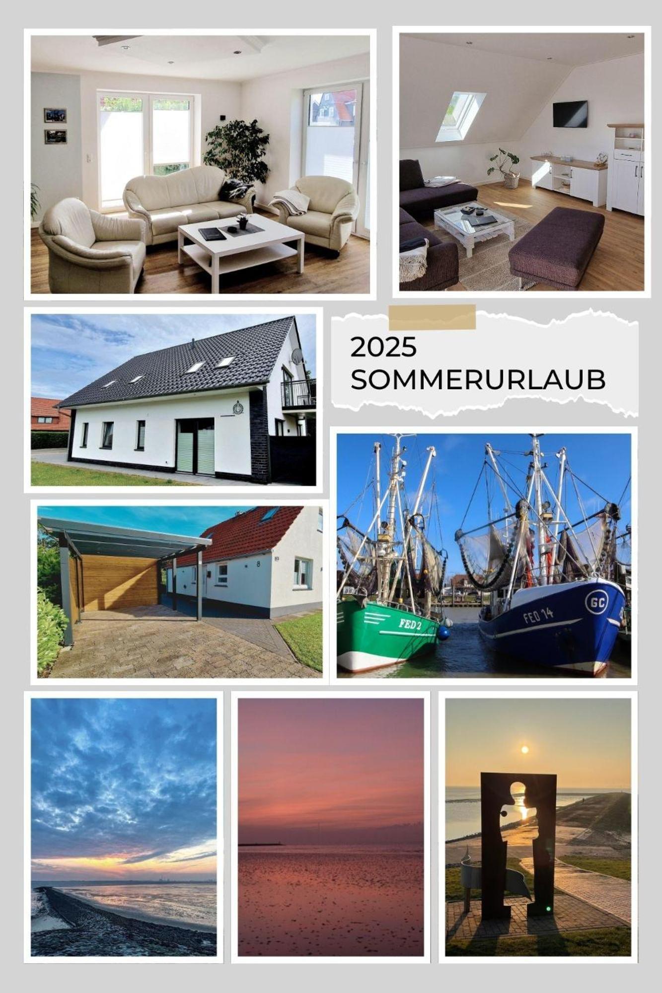 Ferienhaus Strandallee 10A Burhave Exterior photo